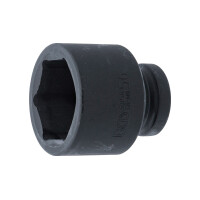 BGS 5856 Kraft-Steckschlüssel-Einsatz Sechskant | Antrieb Innenvierkant 25 mm (1") | SW 56 mm