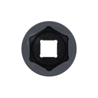 BGS 5856 Kraft-Steckschlüssel-Einsatz Sechskant | Antrieb Innenvierkant 25 mm (1") | SW 56 mm