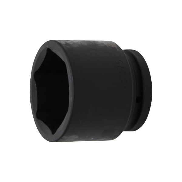 BGS 5875 Kraft-Steckschlüssel-Einsatz Sechskant | Antrieb Innenvierkant 25 mm (1") | SW 75 mm