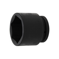 BGS 5875 Kraft-Steckschlüssel-Einsatz Sechskant | Antrieb Innenvierkant 25 mm (1") | SW 75 mm
