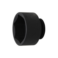 BGS 5910 Kraft-Steckschlüssel-Einsatz Sechskant | Antrieb Innenvierkant 25 mm (1") | SW 110 mm