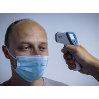 BGS 6007 Stirn-Fieber-Thermometer | kontaktlos, Infrarot | für Personen + Objekt-Messung | 0 - 100°