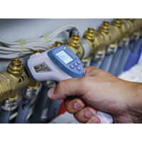 BGS 6007 Stirn-Fieber-Thermometer | kontaktlos, Infrarot | für Personen + Objekt-Messung | 0 - 100°