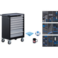 BGS 6061 Werkstattwagen | 7 Schubladen | mit 120 Werkzeugen