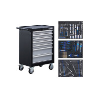 BGS 6062 Werkstattwagen | 7 Schubladen | mit 263 Werkzeugen