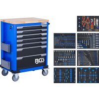 BGS 6067 Werkstattwagen | 7 Schubladen | mit 286 Werkzeugen