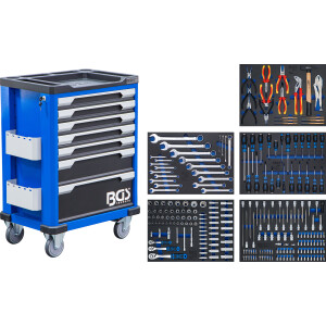 BGS 6068 Werkstattwagen | 7 Schubladen | mit 246 Werkzeugen