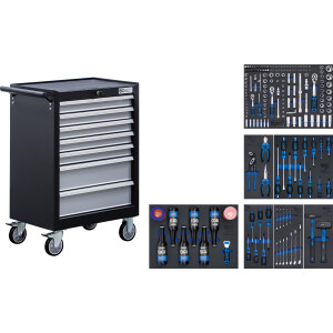 BGS 6069 Werkstattwagen | 7 Schubladen | mit 227 Werkzeugen