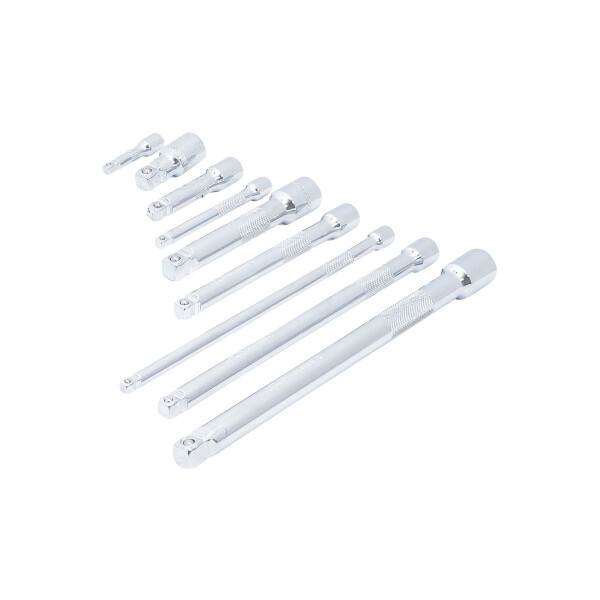BGS Diy 6113 Kippverlängerungs-Satz | 6,3 mm (1/4") / 10 mm (3/8") / 12,5 mm (1/2") | 9-tlg.
