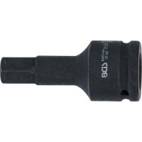 BGS 6185-H19 Kraft-Bit-Einsatz | Länge 100 mm | Antrieb Innenvierkant 20 mm (3/4") | Innensechskant 19 mm