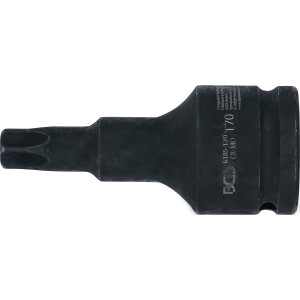 BGS 6185-T70 Kraft-Bit-Einsatz | Länge 100 mm | Antrieb Innenvierkant 20 mm (3/4") | T-Profil (für Torx) T70
