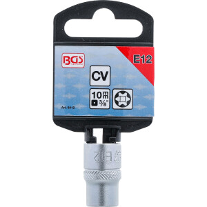 BGS 6412 Steckschlüssel-Einsatz E-Profil | Antrieb Innenvierkant 10 mm (3/8") | SW E12