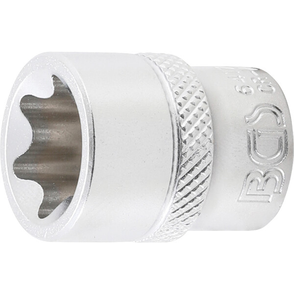 BGS 6417 Steckschlüssel-Einsatz E-Profil | Antrieb Innenvierkant 10 mm (3/8") | SW E18