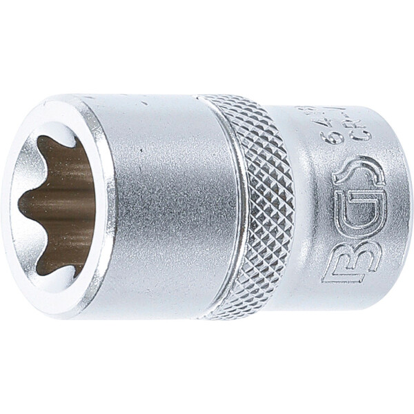 BGS 6418 Steckschlüssel-Einsatz E-Profil | Antrieb Innenvierkant 12,5 mm (1/2") | SW E18