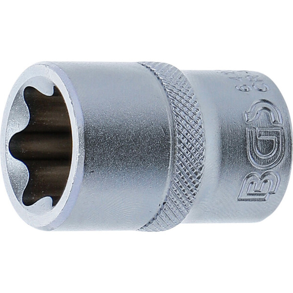 BGS 6422 Steckschlüssel-Einsatz E-Profil | Antrieb Innenvierkant 12,5 mm (1/2") | SW E22