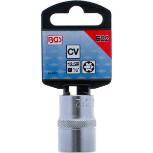BGS 6422 Steckschlüssel-Einsatz E-Profil | Antrieb Innenvierkant 12,5 mm (1/2") | SW E22