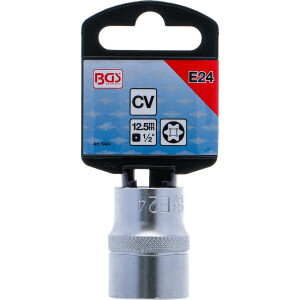 BGS 6424 Steckschlüssel-Einsatz E-Profil | Antrieb Innenvierkant 12,5 mm (1/2") | SW E24