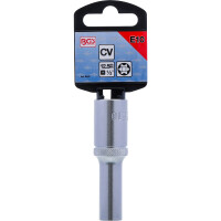 BGS 6440 Steckschlüssel-Einsatz E-Profil, tief | Antrieb Innenvierkant 12,5 mm (1/2") | SW E10