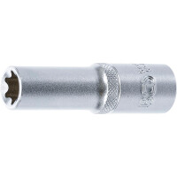 BGS 6446 Steckschlüssel-Einsatz E-Profil, tief | Antrieb Innenvierkant 12,5 mm (1/2") | SW E16