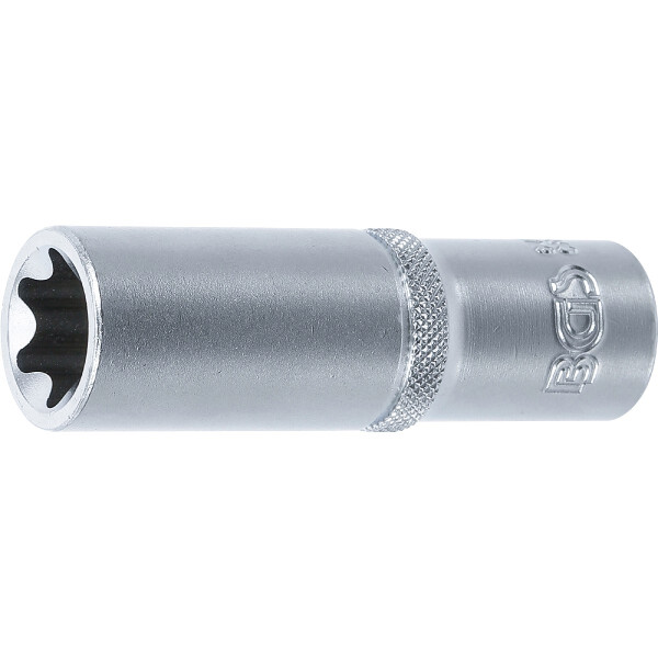 BGS 6450 Steckschlüssel-Einsatz E-Profil, tief | Antrieb Innenvierkant 12,5 mm (1/2") | SW E20
