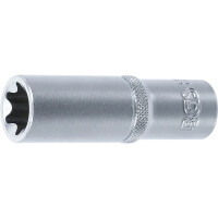 BGS 6450 Steckschlüssel-Einsatz E-Profil, tief | Antrieb Innenvierkant 12,5 mm (1/2") | SW E20