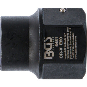 BGS 6451 Bremssattel-Einsatz | E-Profil (für Torx) | für MAN TGA | Antrieb Außensechskant 30 mm | SW E20