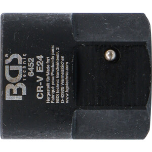 BGS 6452 Bremssattel-Einsatz | E-Profil (für Torx) | für MAN TGA | Antrieb Außensechskant 30 mm | SW E24