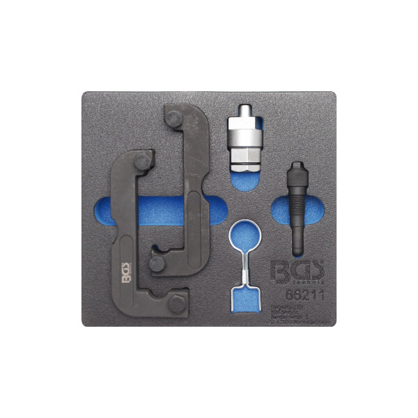 BGS 66211 Werkstattwageneinlage 1/6: Motor-Einstellwerkzeug-Satz | für Audi 2.4, 2.8, 3.0 TFSI