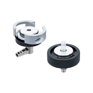 BGS 66517 Adapter-Satz für Druckluft-Bremsenentlüfter | für Tesla Modelle 3, Y, S, X | 2-tlg.