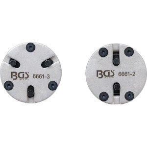 BGS 6661 Bremskolben-Rückstelladapter-Satz | universal | mit 2 & 3 Stiften | 2-tlg.