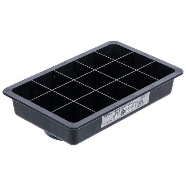 BGS 67103 Magnet-Haftschale | 15 Fächer | 120 x 190 mm