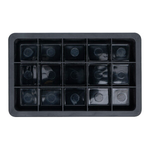 BGS 67103 Magnet-Haftschale | 15 Fächer | 120 x 190 mm