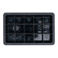 BGS 67103 Magnet-Haftschale | 15 Fächer | 120 x 190 mm