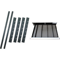 BGS 67166 Schubladenteiler für Werkstattwagen PROFI | 6-tlg.