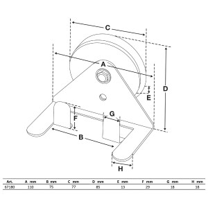 BGS 67180 Magnetischer Halter | für Farbsprüh- und Lackierpistolen