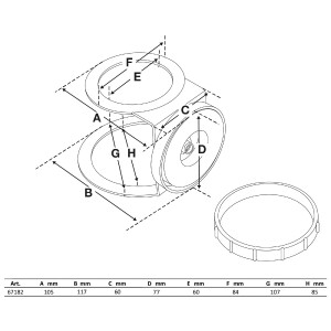 BGS 67182 Magnetischer Halter | für Schlagschrauber