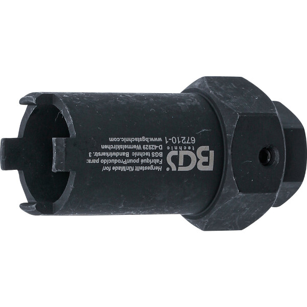 BGS 67210-1 Spezial-Einsatz für Düsenstock | Antrieb Außensechskant 32 mm | für Mercedes-Benz, Neoplan, Setra
