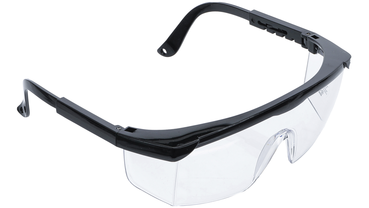 Bild der BGS DIY Schutzbrille mit verstellbarem Bügel transparent