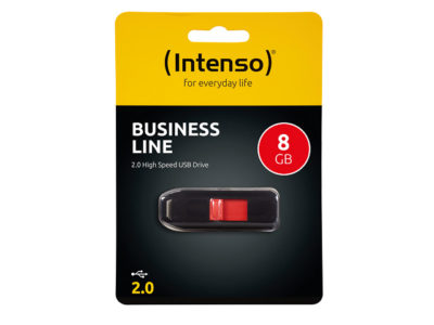 Bild vom INTENSO 3511460 BUSINESS LINE USB STICK 8GB 28MB/S USB 2.0 SCHWARZ