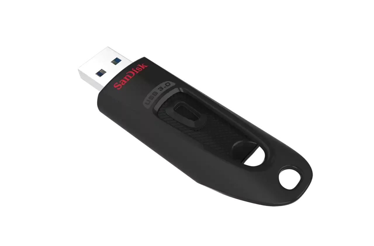 Bild vom SANDISK SDCZ48-016G-U46 ULTRA USB STICK 16GB 100MBS USB 3.0 SCHWARZ