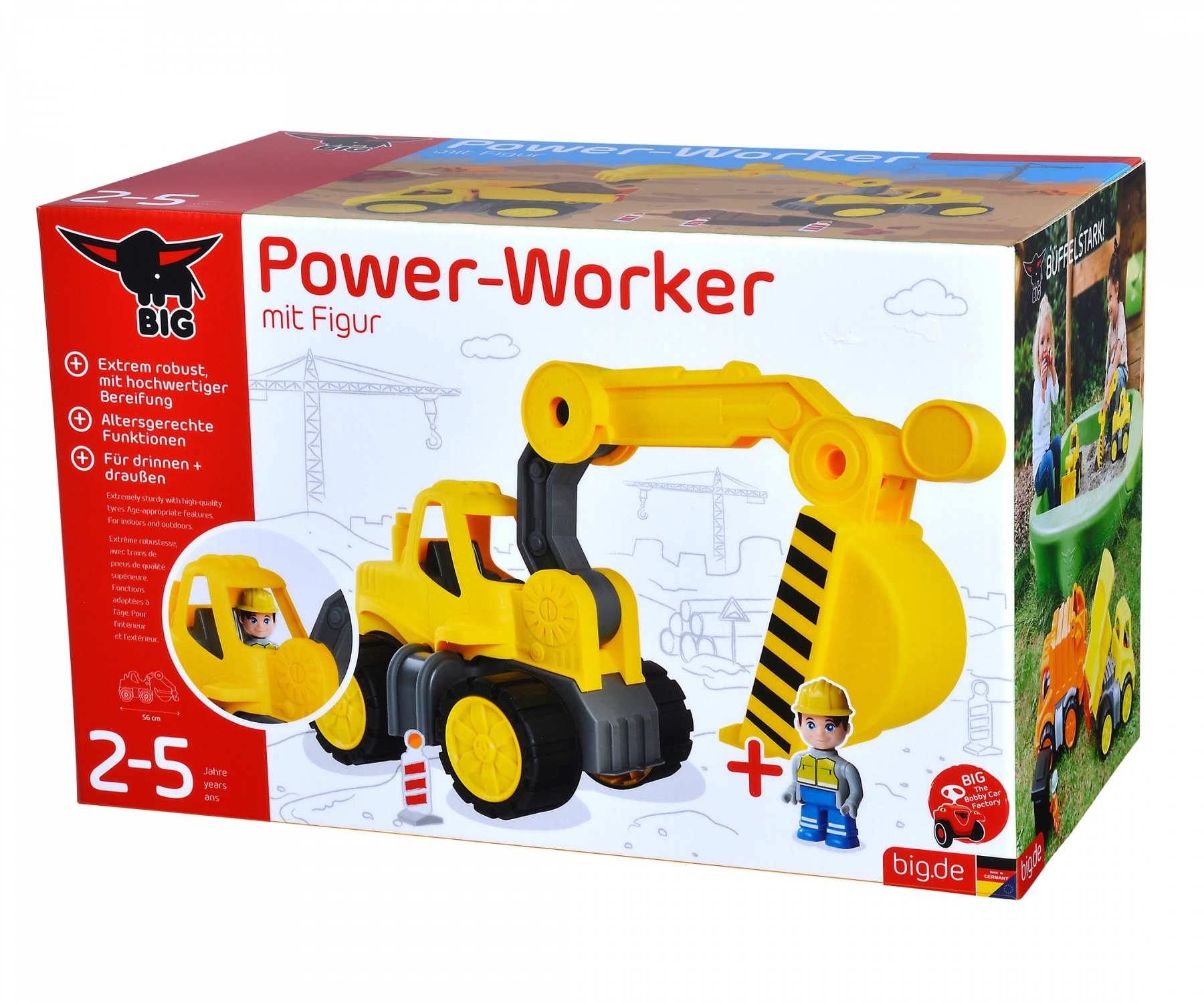Bild vom BIG 800054835 Power-Worker Bagger + Figur