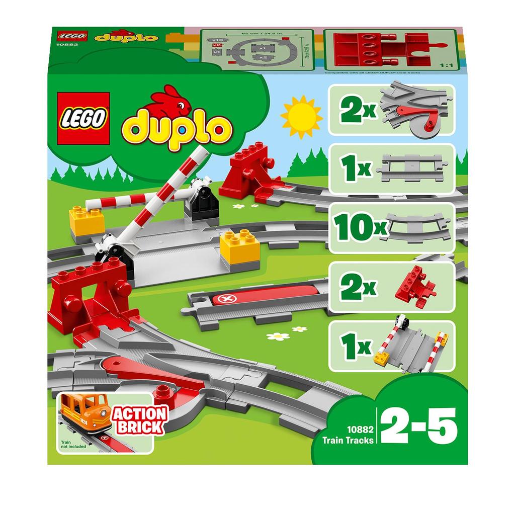 Bild vom LEGO 10882 DUPLO Eisenbahn Schienen, Konstruktionsspielzeug