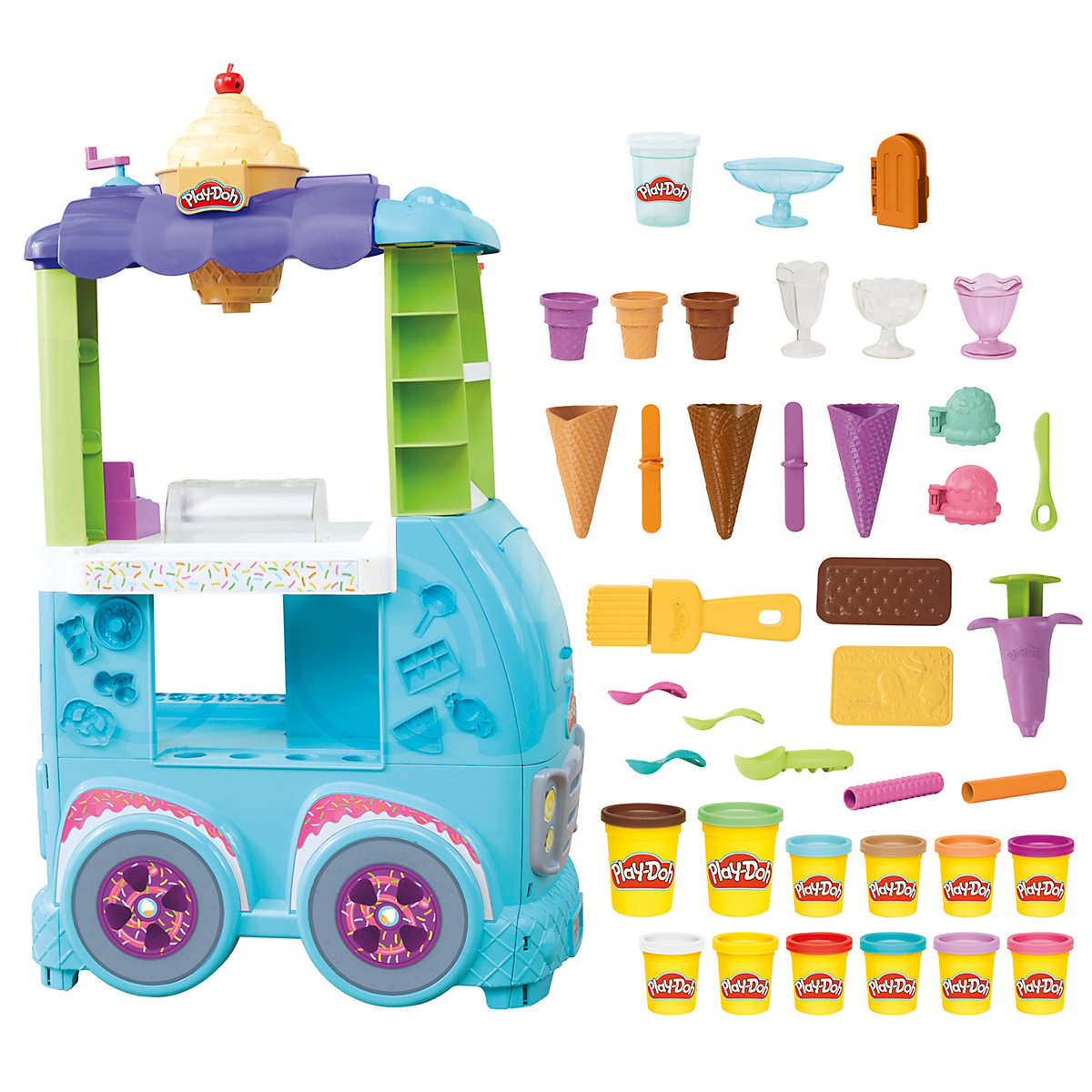 Bild des Hasbro F10395 Play-Doh Großer Eiswagen