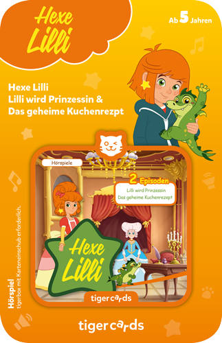Bild vom Tigermedia TIG4133 tigercard - Hexe Lilli: Lilli wird Prinzessin & das geheime Kuchenrezept