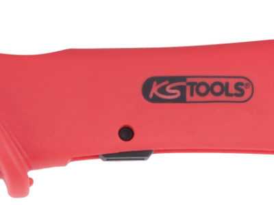 Bild des KS Tools Kabelmesser mit Schutzisolierung und auswechselbarer Klinge 189mm