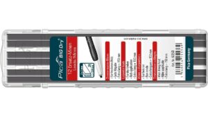 Pica 6050  BIG Dry Ersatzminen, Zimmermanns-Minen Graphit 2H