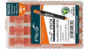 Pica 991/054 VISOR permanent, Easy Refill Pack, fluo-orange