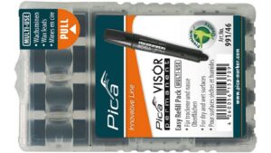 Pica 991/46 VISOR permanent, Easy Refill Pack, schwarz