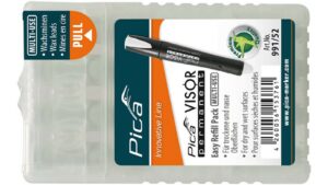 Pica 991/52 VISOR permanent, Easy Refill Pack, weiss