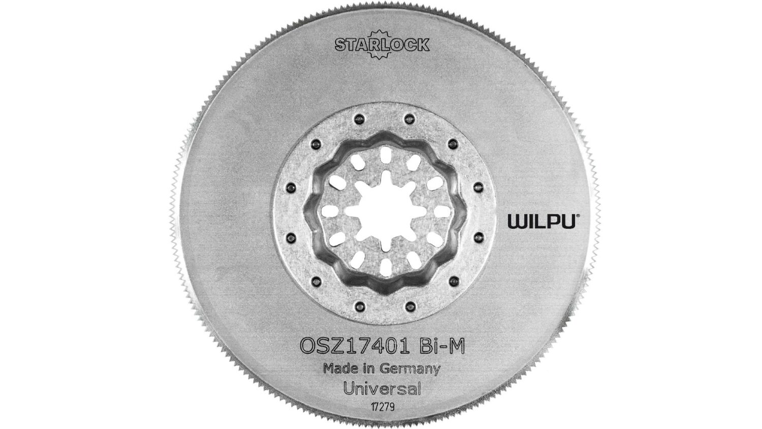 Bild vom WILPU 2317400001 Saegeblatt fuer oszillierende Elektrowerkzeuge mit STARLOCK Aufnahme OSZ 17401